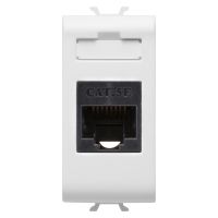 Priza date RJ45 UTP cat 5E Chorus, Gewiss GW10421, 1M, alb