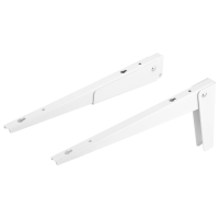 Balama pentru masa rabatabila, material metalic, alb, 50 x 300 mm