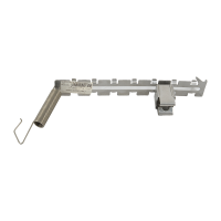 Suport conductor pentru tigla de coama 132 U, cu resort de tensionare, otel, 8 mm, 185 – 260 mm