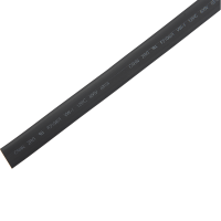 Tub termocontractabil Anco 10 - 5 mm, negru, 1 m, 10 bucati