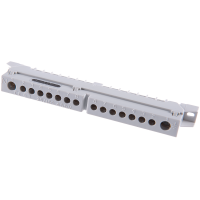 Bara de nul si impamantare (1x35)+(7x10), Gewiss GW40401, tip bipolar, 125A