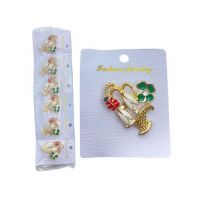 Set brose engros 12/buc "cosulet cu ghiocei"40x30mm