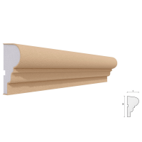 Ancadrament ferestre si usi Akfix FP102,  polistiren EPS + rasina, 100 x 55 x 2000 mm