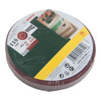 Foi abrazive Bosch 2607019496 , G80, 120, 240, 25 bucati, pentru slefuitoare cu excentric