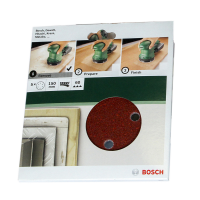Foi abrazive, granulatie 60, 5 bucati, pentru slefuitor cu excentric, 150 mm