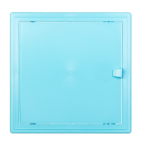 Usita vizitare, TE-MA, plastic, albastru deschis, 20x20 cm
