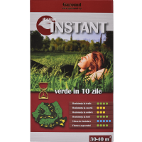 Seminte pentru gazon Instant, suprafata 30 mp, 0.75 kg