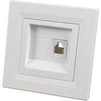 Priza date RJ45 UTP cat 5E Asfora, Schneider EPH4300121, alb
