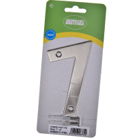Numar usa/poarta 7 Fischer, inox, prindere suruburi, 10 mm