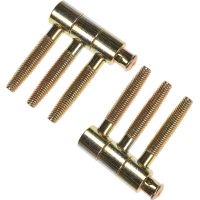 Balama cilindrica cu trei tije, D 16 mm, H 46 mm, finisaj zincat galben, 2 buc