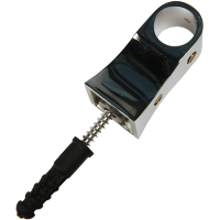 Inel suport pentru bare de bucatarie, fier cromat, 2,5 x 2,5 x 5 cm