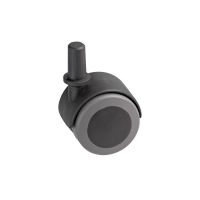 Roata dubla articulata cu manson si pin, stift, D: 50 mm