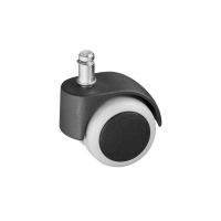 Roata dubla articulata cu pin, stift, D: 50 mm
