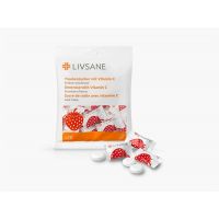 LIVSANE DEXTROZA CU VIT C CAPSUNI 28 TABLETE MASTICABILE
