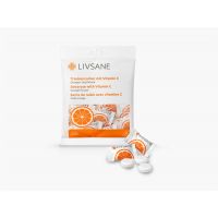 LIVSANE DEXTROZA CU VIT C PORTOCALE 28 TABLETE MASTICABILE