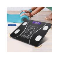 Cantar Corporal,ENGROS, cu Ecran Digital Iluminat, Aplicatie Smart, Compatibil Android/Ios, Conectare Bluetooth, Termometru, Acumulator, 180 Kg Max