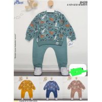 Compleu Engros pentru bebelusi, 2 piese, cu model imprimat
