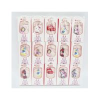 Martisoare engros mixte pandantive de plastic copii, set 45 bucati