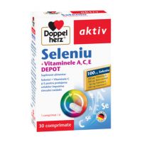 DOPPELHERZ AKTIV SELENIU + VITAMINELE A+C+E DEPOT 30 COMPRIMATE