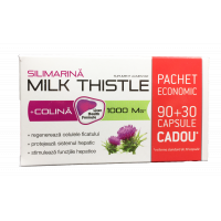 PACHET ZDROVIT SILIMARINA MILK THISTLE + COLINA 90 CAPSULE + 30 CAPSULE