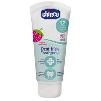 CHICCO 2321-9 PASTA DE DINTI 12LUNI+ CU AROMA DE CAPSUNI 50ML