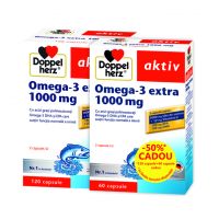 DOPPELHERZ AKTIV OMEGA-3 EXTRA 1000MG X 120 CAPSULE + 60 CAPSULE CADOU