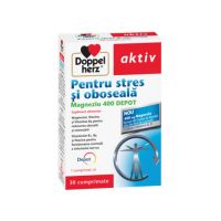DOPPELHERZ AKTIV STRES SI OBOSEALA MAGNEZIU 400 DEPOT 30 COMPRIMATE