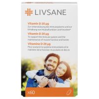 LIVSANE VITAMINA D 20MCG X 60 TABLETE