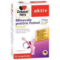 DOPPELHERZ AKTIV MINERALE PENTRU FEMEI 30 COMPRIMATE