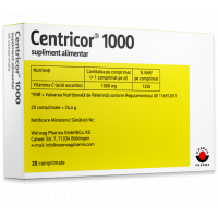 CENTRICOR 1000MG X 20 COMPRIMATE