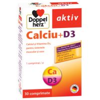 DOPPELHERZ AKTIV CALCIU + D3 30 COMPRIMATE
