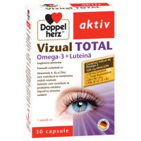 DOPPELHERZ AKTIV VIZUAL TOTAL OMEGA-3 + LUTEINA 30 CAPSULE