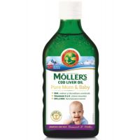 MOLLERS COD LIVER OIL OMEGA 3 MOM + BABY 250ML