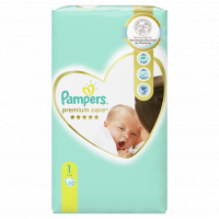 PAMPERS PREMIUM CARE NEWBORN 2-5KG 52 BUCATI MARIMEA 1