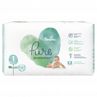 PAMPERS PURE 2-5KG SCUTECE 35 BUCATI MARIMEA 1