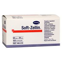 HARTMANN SOFT-ZELLIN TAMPOANE CU ALCOOL 100BUC