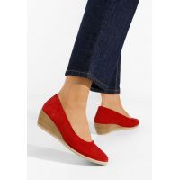 Pantofi cu platforma Minas V2 B rosii