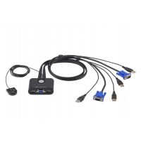 ATEN Aten CS22U switch-uri pentru tastatură, mouse și monitor (KVM) Negru (CS22U)