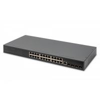 DIGITUS 24 Port GE  4 SFP+ UPLINK L2+ Switch 24 Port 10/100/1000+4SFP+ UPLINK Switch (DN-80223)