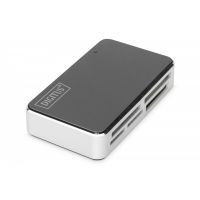 DIGITUS Card Reader USB 2.0, All-in-One supports T-Flash, incl. USB A/M to mini USB cable (DA-70322-2)
