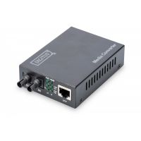 DIGITUS Gigabit Ethernet Media Converter, Multimode ST connector, 850nm, up to 0.5km (DN-82110-1)