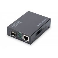 DIGITUS Gigabit Ethernet Media Converter, SFP SFP Open Slot, without SFP Module (DN-82130)