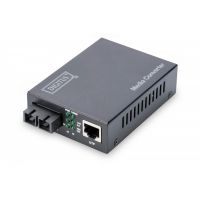 DIGITUS Gigabit Ethernet Media Converter, Singlemode SC connector, 1310nm, up to 20km (DN-82121-1)