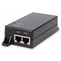 DIGITUS Gigabit Ethernet PoE Injector, 802.3af Power Pins:4/5(+),7/8(-), 15.4W (DN-95102-1)