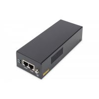 DIGITUS Gigabit Ethernet PoE++ Injector, 802.3bt Power pins: 4/5(+),7/8(-) and 3/6(+), 1/2(-), 85W (DN-95109)