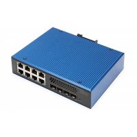 DIGITUS Ind. 8+4SFP+PortL3 managed Gigabit Ethernet Switch 8 x GE RJ45 + 4 SFP+ Port (DN-651160)