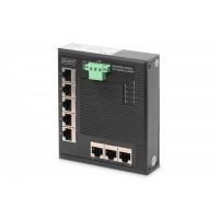 DIGITUS Industrial 8-Port Gigabit Flat Switch 5-port, DIN rail, extended temp. range (DN-651127)