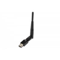 DIGITUS Wireless 300N USB 2.0 adapter, 300Mbps Realtek 8192 2T/2R, external Antenna, with WPS (DN-70543)