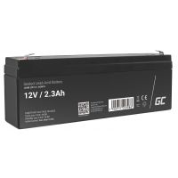 Green Cell AGM VRLA 12V 2.3Ah maintenance-free battery for the alarm system, cash register, toys (AGM18)