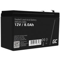 Green Cell AGM VRLA 12V 8Ah maintenance-free battery for the alarm system, cash register, toys (AGM46)